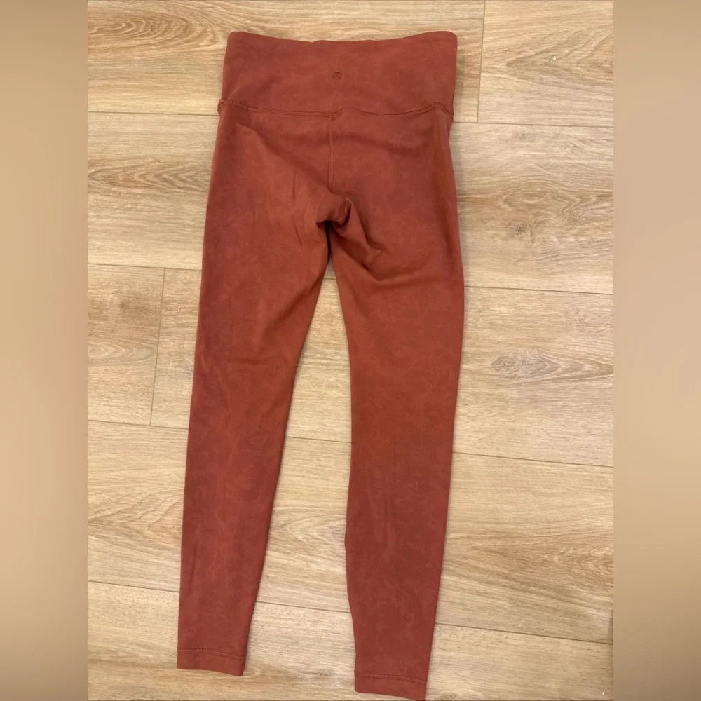 Lululemon athletica Always On HR Tight Sky Wash Print Rustic Size 6 Excellent